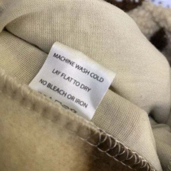 Parks Project Jogger Yellowstone Geyser High Pile Fleece Adult Sz M Brown NWOT - Picture 7 of 8